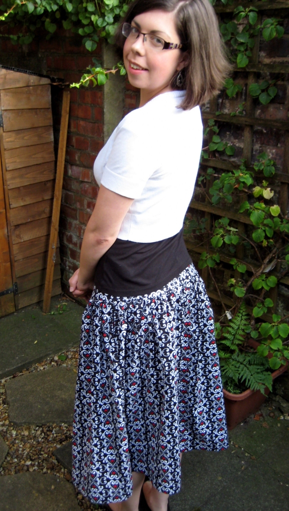 My new calf length skirt