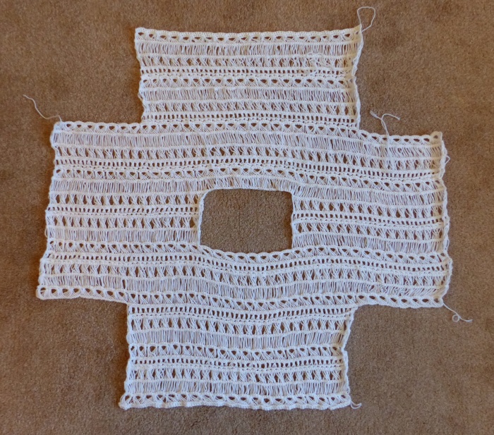 Indian Summer Lace Top - free crochet pattern made all in one piece - so easy!