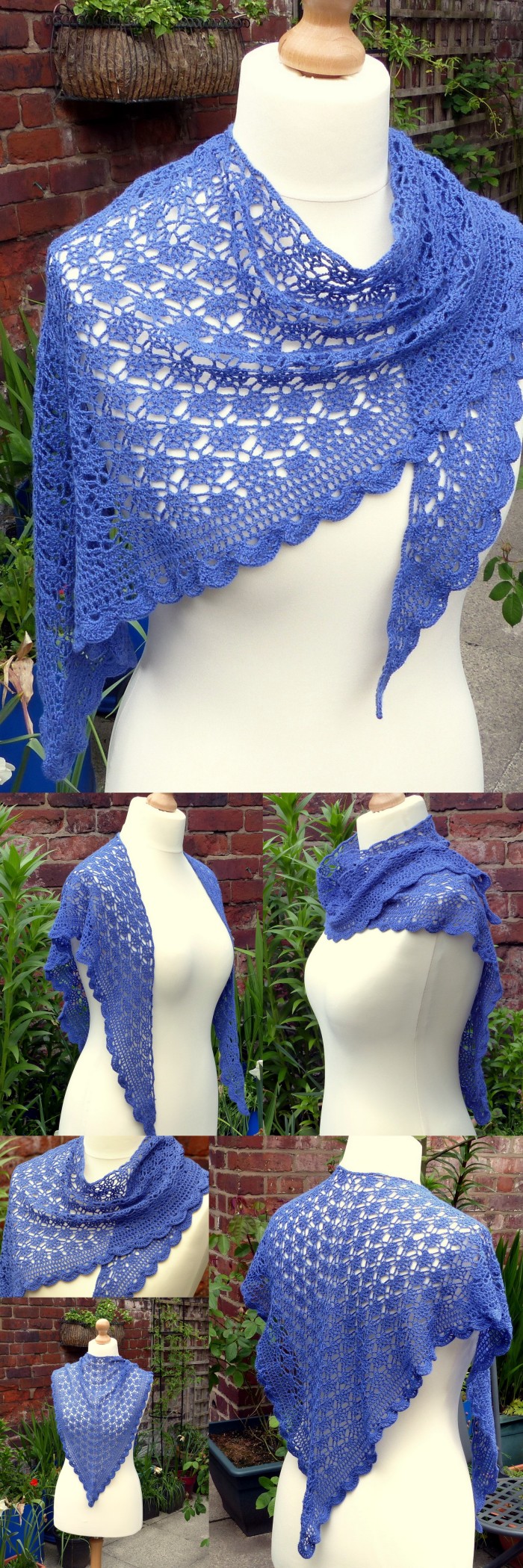 Mediterranean Lace Shawl - Free Crochet Pattern from Make My Day Creative