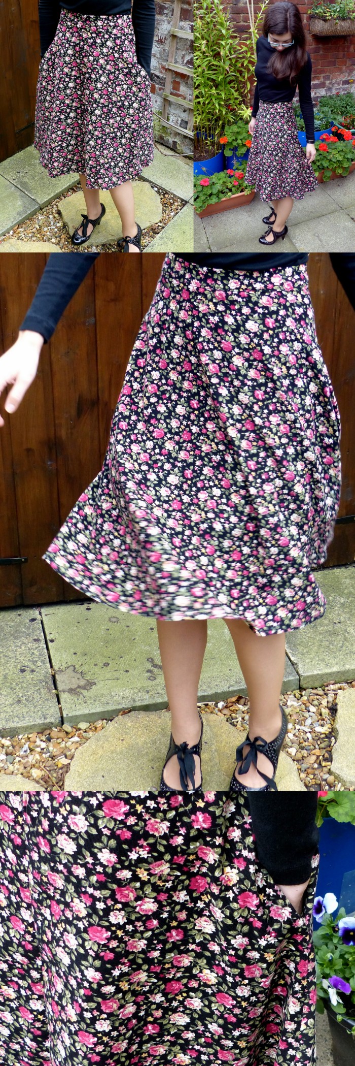 Self drafted circle skirt by Make My Day Creative